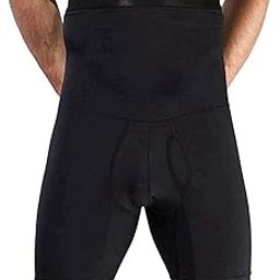 Men High Waist Abdomen Control Panties Underwear Double Layers Beer Belly Abdomen Girdle Fitnes Shape Wear-image-10