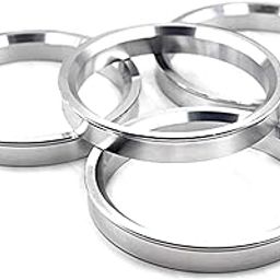 DCVAMOUS Alloy Aluminum Wheel Hub Centric Rings 67.1 to 54.1, Set of 4 Hubcentric Rings - Performance Spigot Hubrings for 54.1mm Vehicle Hub with 67.1mm Center Bore Rims Compatible with Toyota Mazda-image-63