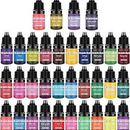 Artnery 24 Colors Liquid Candle Dyes Set, Liquid Colorant Pigment Kit for Making Colorful Candles, 5ml, as Shown in The Picture-19