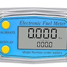 CGOLDENWALL 1.5 Inch Turbine Flow Meter LCD Digital Display Flowmeter with 1.5" Inlet/Outlet, Flowmeter for Diesel Kerosene Gasoline, Flow Rate Range 10-73.5 GPM-18