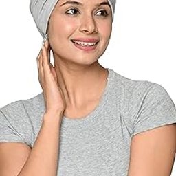 Women Skin Friendly Bamboo Viscose Pleates Solid Sleep Cap for Night & Day Wear Hair Loss Chemo Women's (Multi-Colors)-image-126