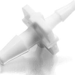 Value Plastics Straight Thru Reduce Connector , 200 Series Barbs, 1/8", 1/16"ID Tube, White Nylon (Pack of 50)-image-35