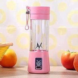 DAATAR 6 Blades Portable Rechargeable USB Juicer Bottle Blender with Charging Cable 380 ml Multicolor-29