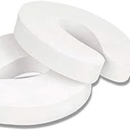Kids Station Finger Pinch Door Guard for Baby Safety - Stopper for Protection from Door Slamming & Accidental Lock - C-Shaped Stopper - Guard Finger Protection for Children Kids and Baby - Pack of 2 (White)-picture-25