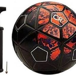 CR7 Football Size - 5 with Air Pump (Black)-image-11