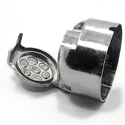 HEAVENGLOW Universal 7 Pin Trailer Plug Round Wiring Lights Tow Aluminum Caravan Truck Boat 12VDC-image-51