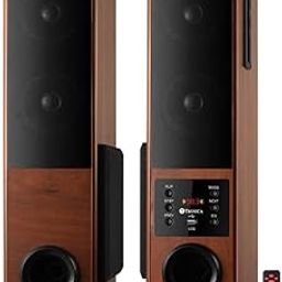 TRONICA Premium Series JUDWAA 5.0 Bluetooth 100W Pair of 24inches Tower Home Theater with 6 inches Woofer & Remote Supports FM/USB/AUX/TV/Mobile/MIC-31
