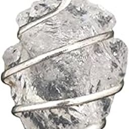 Crystal Clear Stone Wire Wrapped Locket | Pendant For Men & Women (1 Pc)-image-24