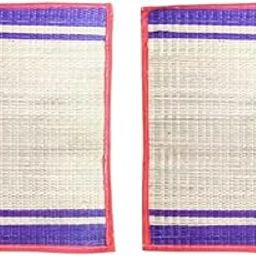 Utsav Store Handmade Kushasan for Pooja|Handmade kusha Grass mat | Kusha Grass Pooja Aasan | Sitting Floor Mats | Kushaasan | Ecofriendly mat (2 Pieces)-image-33