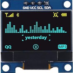 0.96 Inch OLED Module 12864 128x64 Driver IIC I2C Serial Self-Luminous Display Board Compatible with Arduino Raspberry PI (1 Piece)-28