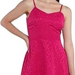 Women's Wine A-Line Short Dress-image-63