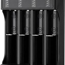 Ubervia® USB Battery Charger with Led Indicator for 3.7V/4.2V Lithium 18650 14500 4 Slot | Multipurpose Batteries & Power | Battery Chargers | Consumerelectronics-6