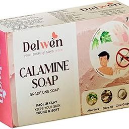 Delwen Calamine Soap Gentle Medicated Soap for Daily Use – Relieves Itching & Skin Rashes – For All Skin Types – With Calamine – 75g Pack of 5-image-49