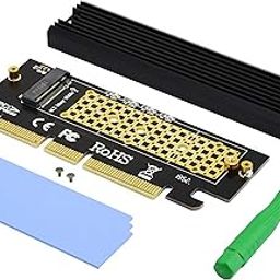 ADWITS PCI Express 3.0 4X 8X 16x to M.2 NVMe and AHCI SSD Adapter Card with Heat Sink, Bracket-Free and Compatible with Samsung 960 970 EVO PRO WD Black and More-image-44