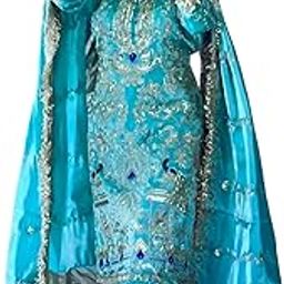 Women's Heavy Embroidered Salwar Suit Set - Natural Crepe Fabric with Full Sleeve & 5mm Sequin Detailing - Complete Ethnic Set with Dupatta-image-95