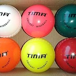 TIMA Cricket Wind Balls Practice Beach Indoor Outdoor (Pack of 6) (Multicolor)-image-14