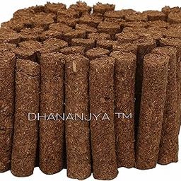 DHANANJYA Organic Cow Dung Chandan Dhoop Batti Natural Sandalwood Incense Sticks for Daily Pooja/Havan/Meditation/Relaxing/ 60 Piece with Stand (Pack of 1)-8