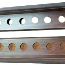 KBA Billiards Cue Stick Holder/Rack/Stand for Snooker, Pool and Billiards Cue Sticks || Wall Mounted || Holds 6 Cues ||Made in India (Brunette)-picture-7