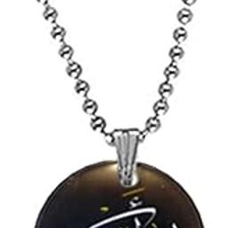 Allahu Akbar Allah Arabic Symbol Bead Chain Pendnet for Men and Women-picture-42