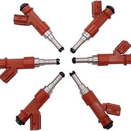 Germban 6pcs 23250-0P040 Fuel Injectors 12 Holes Fits for Camry Avalon RAV4 Highlander 3.5L for Lexus ES350 RX350 3.5L-V6 23250-31050-30