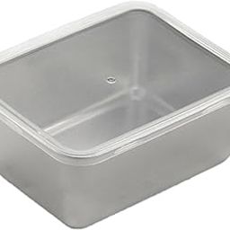 DISHIV Stainless Steel Boxes with lid Fridge Containers Kitchen steel containers for kitchen storage box for kitchen tiffin box perfect airtight & leak proof steel container with lid(450 ML)-picture-2