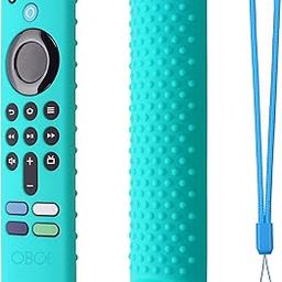 Dealfreez Silicone Remote Cover Compatible with Fire TV Stick 3rd Gen 2021 Remote Protective Case with Lanyard (D-Mint Green) [Remote NOT Included]-17