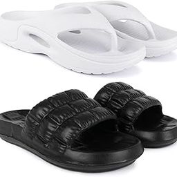 Combo Pack of 2 Slipper/Flip Flops/Slides/Clogs/Sandals for Men (V-600 Vs Box)-image-84