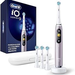 Oral-B iO Series 9 Electric Toothbrush with 3 Replacement Toothbrush Heads - Rose Quartz-image-83