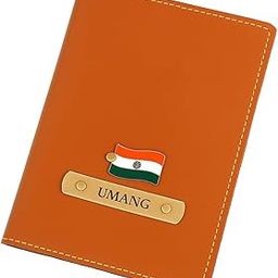 Faux Vegan Leather Customized Passport Cover, Passport Holder for Men, Women & Kids - Travel Accessories Passport Wallet for Trips with Custom Name P0010-image-87