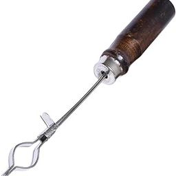 Biomedica Laboratory Test Tube Holder with Wooden Handle, Metal Clamp-32