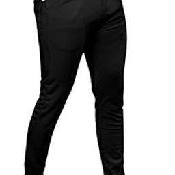Slim Fit Men's Formal Trousers - Solid Lycra Blend, Ideal for Formal Occasions, Stylish-image-38
