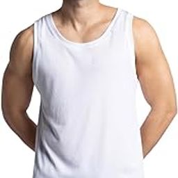 Men's Cotton Printed Sleeveless Casual Wear Sports Gym Workout Activewear Vest-17