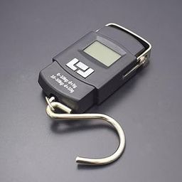 WH-A08 Small Portable Electronic Weighing Scale Up-to 50 kg with LCD Display and Backlight With Hook (Pack of 1, Black)-image-83
