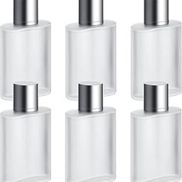 6pcs 50ml Superior Qaulity Frosted Empty Refillable Glass Bottle with Spray Pump and Cap for For DIY Perfume, Essential Oils, Blends, Rose Water, Costemic Use-19