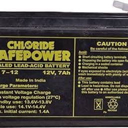 Exide New 12V 7AH CS 7-12 SMF UPS, Solar Battery, 1 Year warranty-10