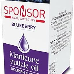 Sponsor Cuticle Oil – Blueberry Scent, Softening & Restorative – 20ml-44