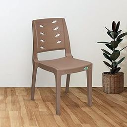 Nilkamal Fern Plastic Chair|for Living Room, Bed Room, Kitchen, Office Room, Outdoor| 100% Polypropylene Stackable Chair (Beige)-22