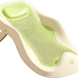 CALANDIS™ Bath Support Non Slip Portable Comfort Ergonomic for Newborn 0-6 Months Baby Green | Bathing & Grooming-image-53