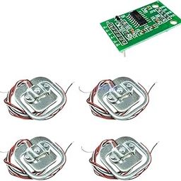 4Pcs 50kg Human Scale Load Cell Weight Sensors+HX711 AD Module Body Load Cell Weighing Sensor Pressure Sensors Measurement Tools New for Arrival 2025 High for Quality-image-9
