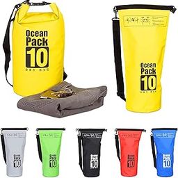 Delzon Ocean Pack Bag: Adventure-Ready Waterproof Sports Dry Bag for Travel Organization (10-Liter)-image-2