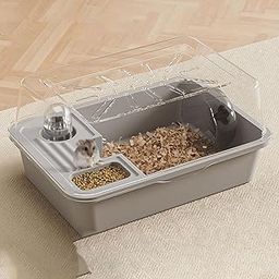 SAZ DEKOR Large Hamster Cage Exercise Playing House for Small Animals Gerbils Hedgehog Grey-image-69