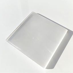 Product Selenite Charging Plate/Wand for Reiki Healing Crystal, Meditation and Cleansing The Negative Energy Size of 3 x 3 inch Milky White., Space-27