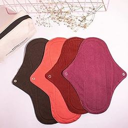 GIOCARE Reusable Cloth Pads | Women's Cotton Cloth Pads | Washable Cloth Period Napkin | Cloths Sanitary Napkins | Regular & Maxi Period Pad | Heavy & Medium Flow Leak Proof | Combo Of 2- Pack- 4-image-49