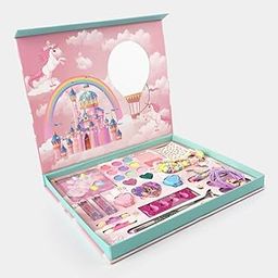 SADRUCHI Big Size Kids Washable Makeup Kit—28-in-1 Foldable Palette with Mirror, Non-Toxic & Safe for Girls, for Girls-image-68