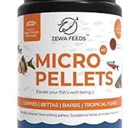 Advanced Micro Pellets, High Protein Premium Community Feed for Cichlids, Barbs, Tetras-image-81