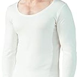 Thermal Top Winter Wear for Men | Cotton Thermal Wear with Heat Fusion Technology | Full Sleeve - White (S)-picture-19
