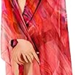 Women's Georgette All Over Print Pareo (Peach, 1)-picture-20