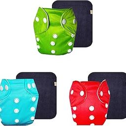 Dumbledo Lite Cloth Diaper with Gray Insert (Pack of 3) | Snug Fit | Breathable | Travel Friendly | Perfect for Indian Summers | 3 Months – 2 Years | Unisex Baby-16