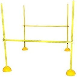Ananya Sports Indoor/Outdoor Turf Training 4 Pole (5FT) and 2 Pole (2.5ft) 4 Dome Base 4 Connector-26