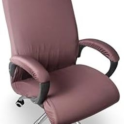 Stylista Elastic Boss Chair Cover Protector Seat Slipcovers with Handle Cover, Polyester, Coffeee, 1 Seater-image-8